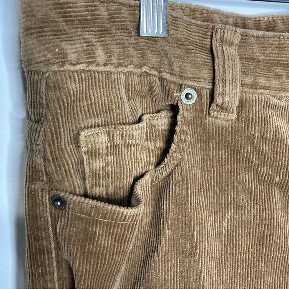 Lands end caramel corduroy pants size 12 - Picture 2 of 4